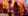 People at a luau-themed party